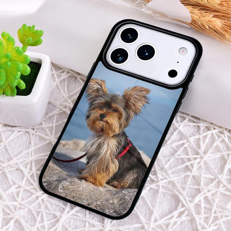 

Yorkshire terrier dog soft Shockproof Phone Case for iPhone 17 Air 16e 15 11 12 14 13 Pro Max Cover Coque iPhone 16 Pro Max