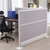 Office Divider Privacy Partitions, 2-Pack, 1.83m x 1.22m Room Divider Walls, PET Workstation Cubicle Partition with Outlet Covers, Freestanding