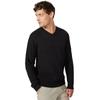 Maine Mens Premium Cable Cotton V Neck Jumper
