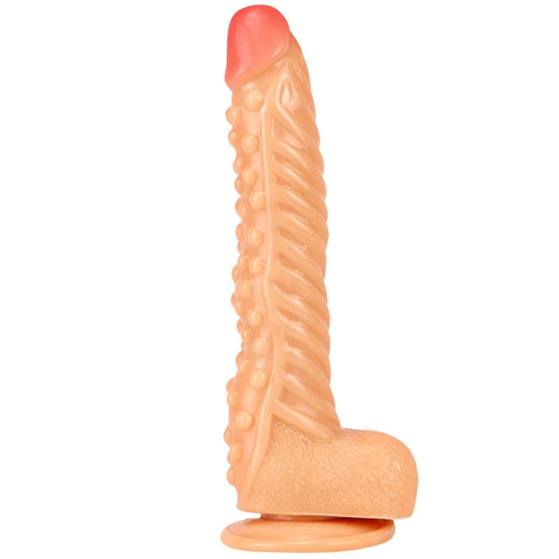 Front Female Thread Granular Massage Female Simulation Dildo Adult Sex Toys