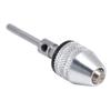 Nøkkelløs borechuck adapter for slagtrekker 3 kjefter 1/8in rundt skaft 0.3?3,4 mm Sølv