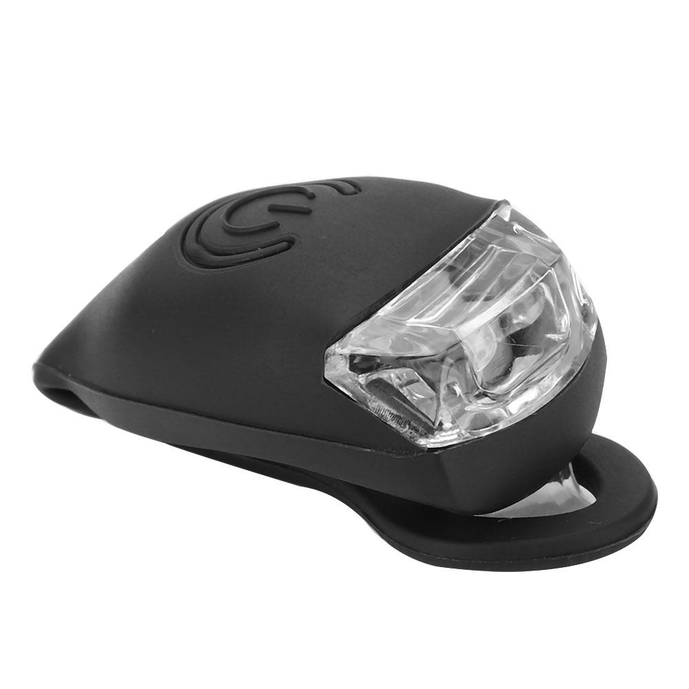  Silicone   FrontCelsiusRear LED Warning Light Waterproof Bike Flash Lamp Black