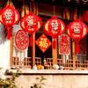 Cartoon Chinese Lantern with Tassel Chinese New Year Lantern  for Spring Festival Decoration