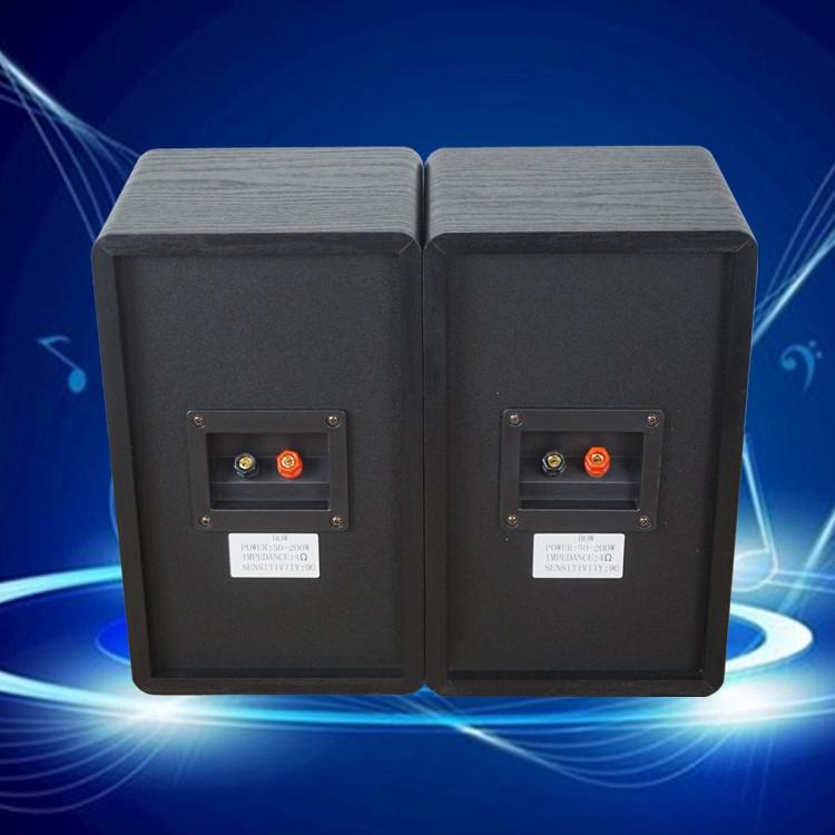 HiFi 6.5 Inch 4ohm Bookshelf Speaker Two-Way Passive Speaker Fever Wooden Speaker Surround Home Theater Speaker Sound Box KTV