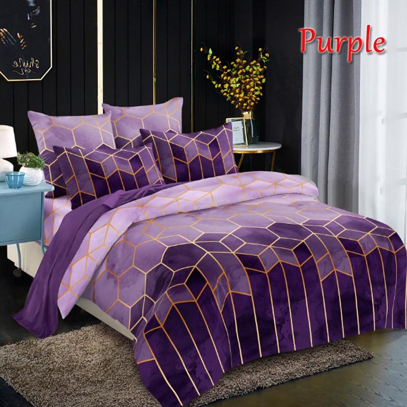 Duvet Cover Set 6 Colors Soft Microfiber Bed Set with Zipper Closure 8 Sizes Single Double Full Queen King Size