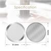 9 Pack Metal Reusable Coffee Filter Mesh For Aeropress Coffee Maker Espresso Maker, Silver