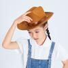 Cowboyhoeden voor Meisjes en Jongens, Brede Rand, Western Cowgirl Hoed met Verstelbaar Bandje, Kostuumaccessoires