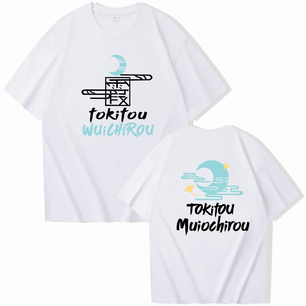 Demon Slayer Animation Derivatives Kamado Tanjirou Tshirt Printing Mens 2025 Summer Fashion Casual Oversized Streetwear