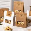 White Kraft Paper Self-Standing Packaging Bags