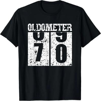 Oldometer, 70e Verjaardag Shirt, Geboren in 1954, Auto Liefhebber T-shirt