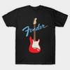 Heren Zwart Print T-shirt Fender No-Cut Transferpapier Print Katoenen T-shirt