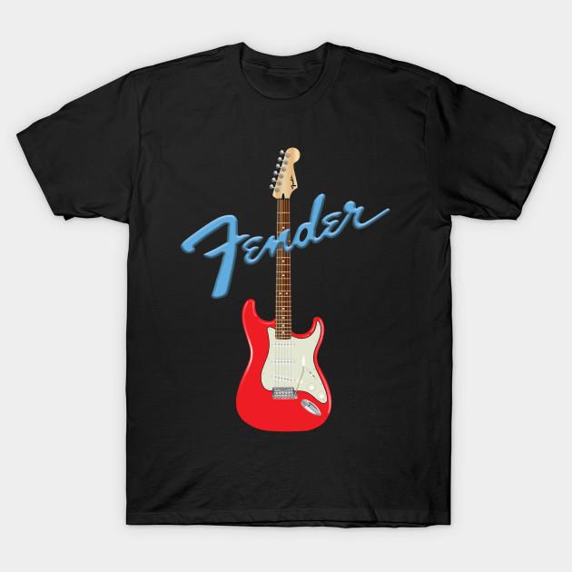 

Чоловіча чорна футболка з принтом Fender Папір для термопереносу без вирізання Бавовняна футболка M