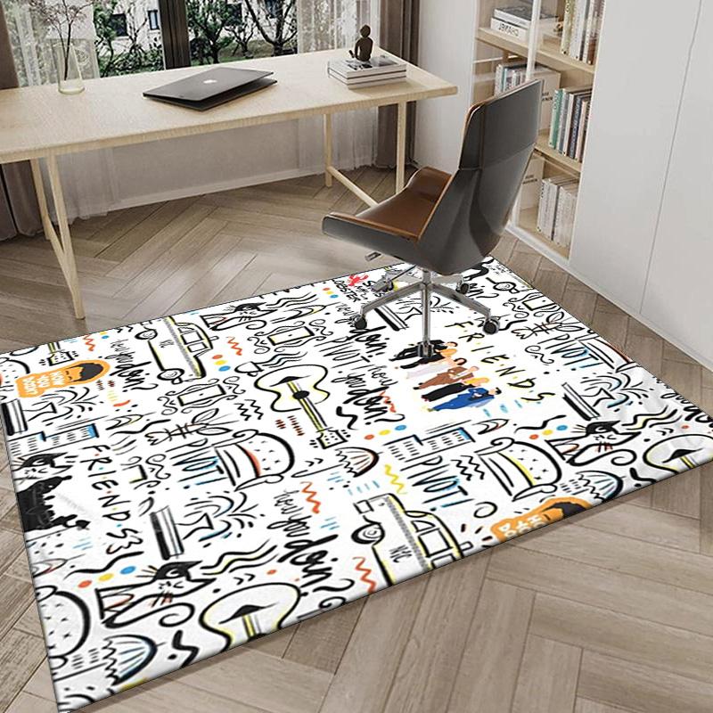 Friends Show Elements Carpet, Chair Rug,Rug for Office Bedroom living rooms, Doormat decor Fan Gift Christmas Gift