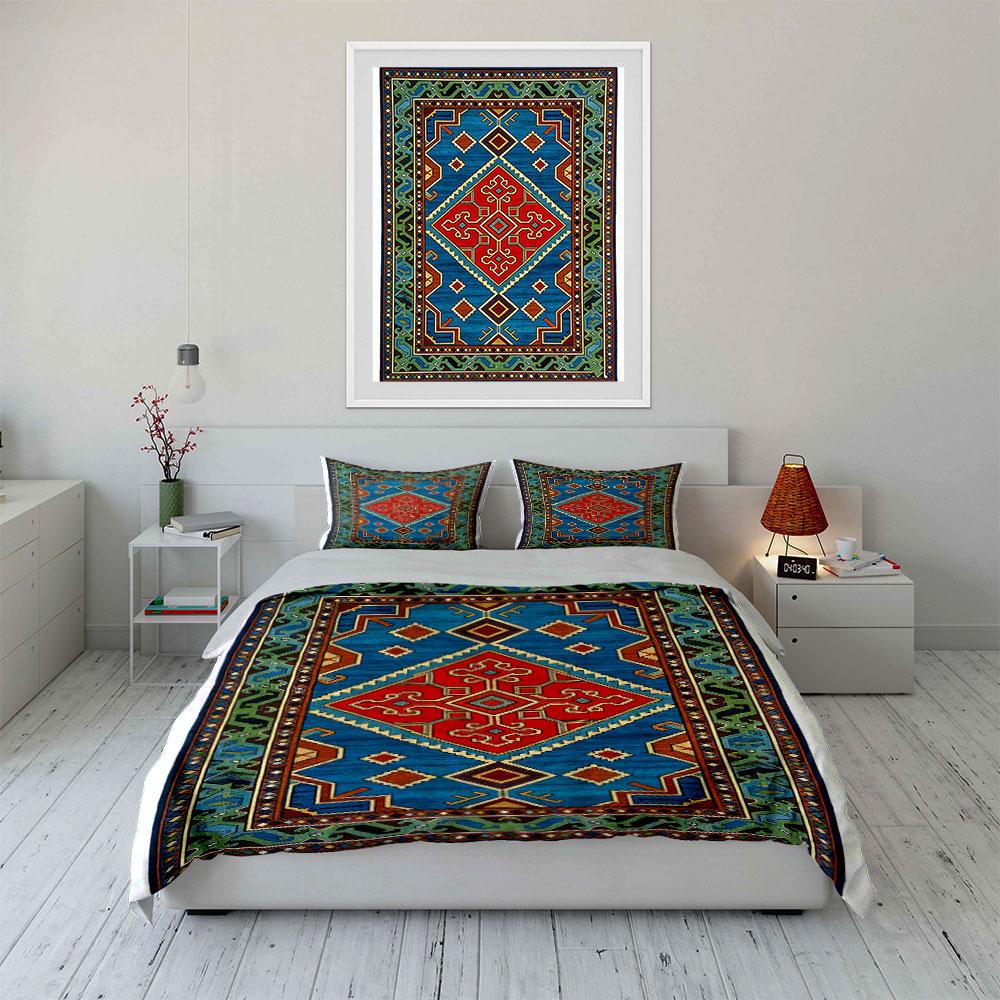 Geometric Shapes and Diamonds. Bedding Sets Duvet Cover Sets Duvet Covers Pillowcases(1 * Duvet Cover 2 * Pillowcases, Without Duvet Insert)