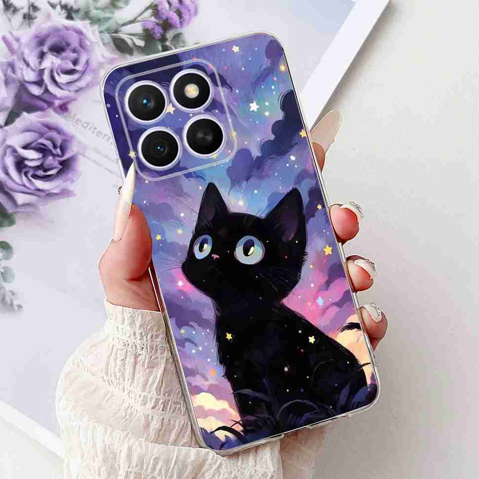 

For Huawei Honor X8c Cover Cute Animals Pattern Casing Cover Silicone Soft TPU For Honor X 8c X8c 5G Cellphone Case Honor X8c