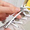 1 Pair of Durable Metal Round Elastic No-Tie Shoelaces, High Elasticity for Easy Wear & Removal, Adjustable Fit for Boots, Shoe Accessories