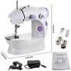 Double Thread Electric Sewing Machine 2-Speed Sewing Tool Portable Sewing Machine  Simple Sewing