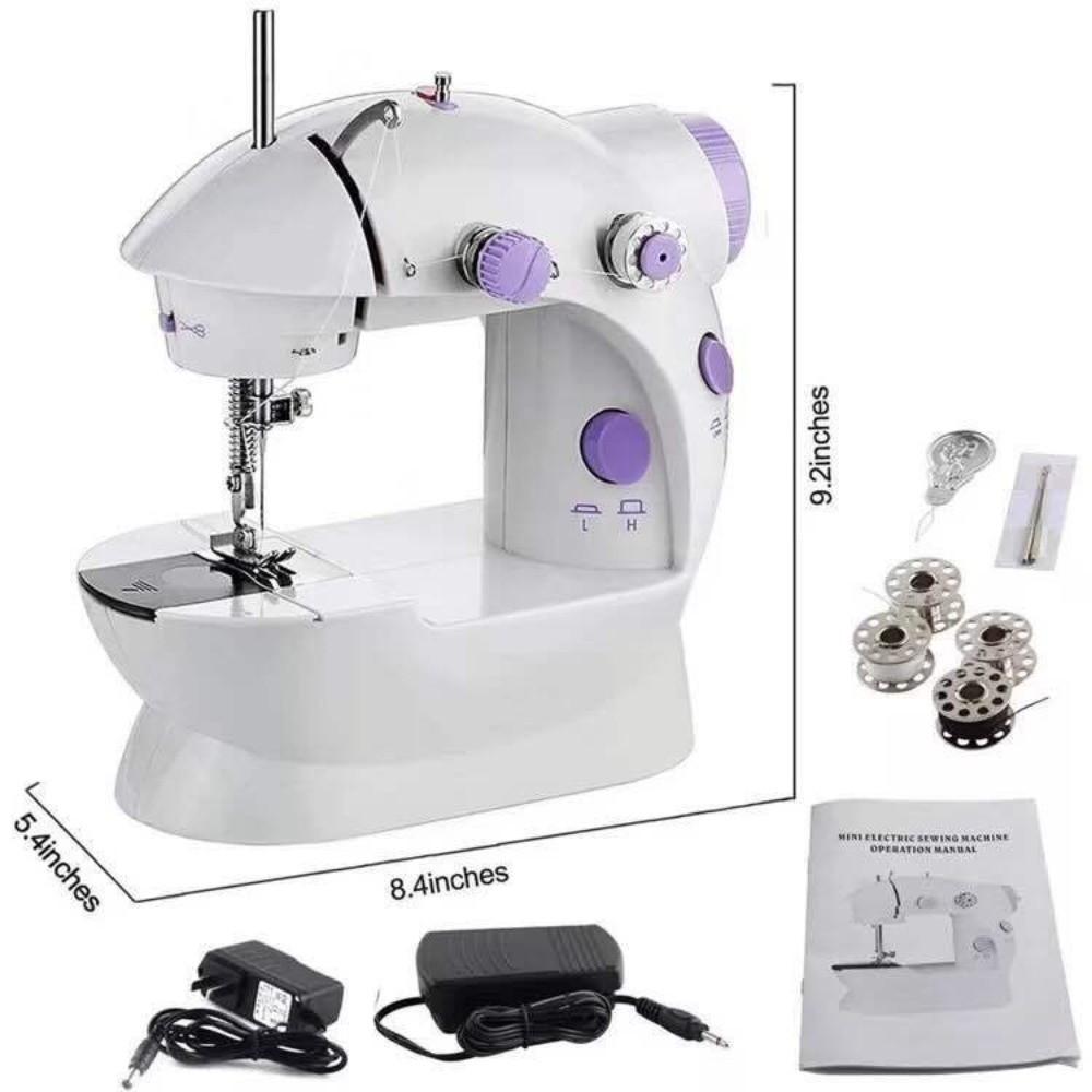 Double Thread Electric Sewing Machine 2-Speed Sewing Tool Portable Sewing Machine  Simple Sewing