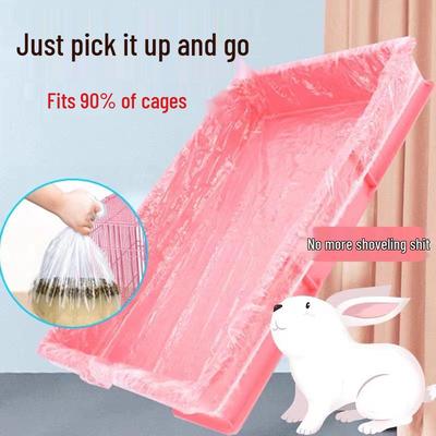 Disposable Pet Cage & Litter Dust Cover - Plastic Film Pad