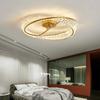 Strip Ceiling Light Crystal Rings Ceiling Lamp 3 Color Temperatures In One Gold Lighting Fixture Indoor Diamond Luster