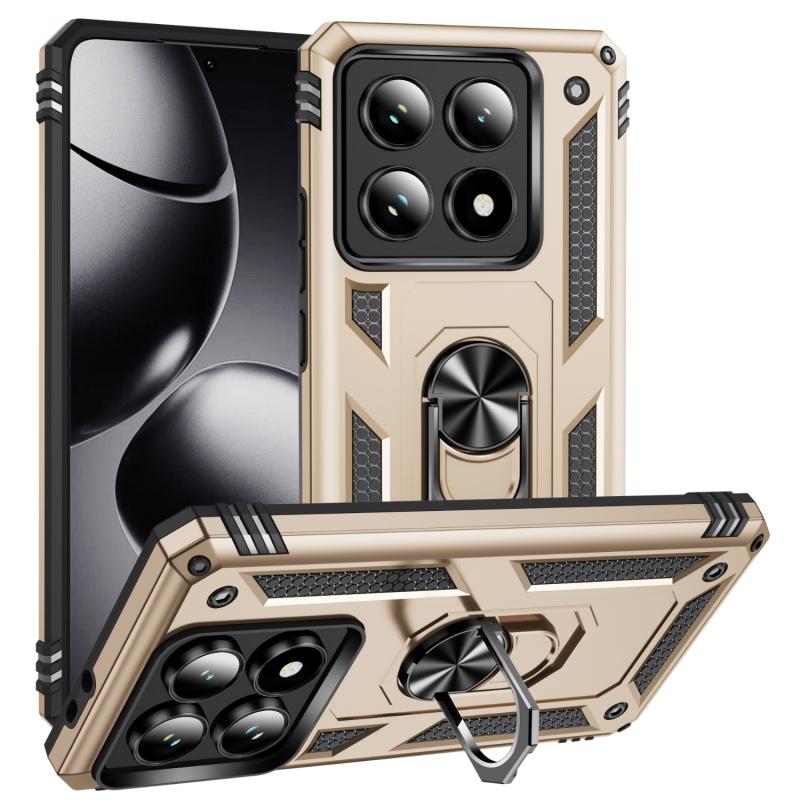 Armor Funda for Xiaomi 14T Pro 14T 5G Case Shockproof Magnetic Ring Stand Cover for Mi 14T 14 T T14 14TPro Protection Capa