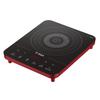 T-fal IH2025JP Tabletop IH Cooktop, 1400W, Touch Panel, 6 Cooking Programs, "Full Flat IH Regal Red