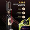 Luxurious 3-In-1 Electric Wine Aerator, Decanter, Dispenser & Vacuum Pump. Touch Screen Led Display - Wine Preservation System