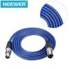 Neewer Audio Cable Set 1 Meter XLR Male To XLR Female Microphone Cables (6 Cables), (Green, Blue, Purple, Red, Yellow, Orange)