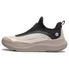 Soft Go Men Low Top Slip On Casual Shoes Khaki Black AGLU105-3