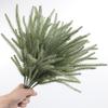 40Pieces Faux Pine Stems For Christmas Tree Decors Realistic Needle Weather Resistant Long Time Holiday Ornament