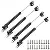 Black Hydraulic Gas Spring Support Rod for Tatami and Cabinet Flip-up Doors