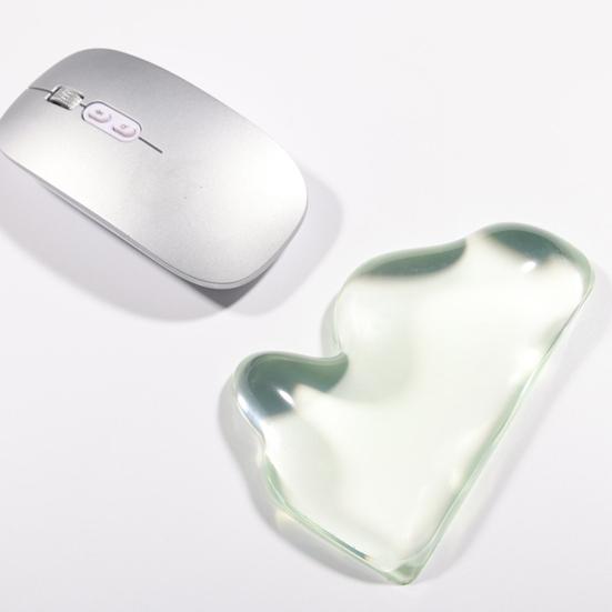 2 ks Sada gelových opěrek zápěstí Průhledná podložka pod zápěstí pro klávesnici s opěrkou zápěstí pro myš Ergonometrická podložka pro podporu zápěstí ruky pro počítačový notebook Kancelář Hraní