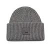 Classic Smiley Face Wool Knit Hat - Thickened, Unisex, European & American Style