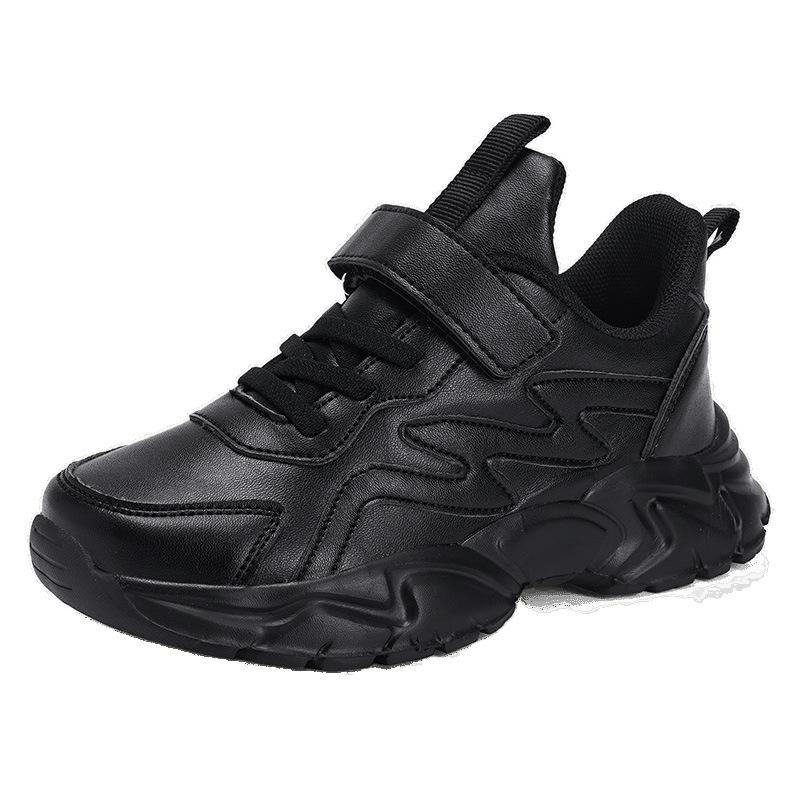 Boys' sports shoes, middle-aged children's little white shoes, school performances, middle-aged children's shoes, lightweight one-piece generation