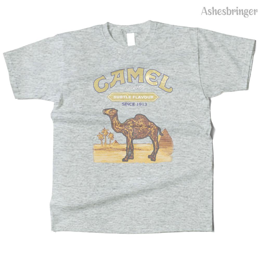 Unisexs Cotton Camel Legends Graphic T Shirt Street Casual Style Tee for Unisex and Women
