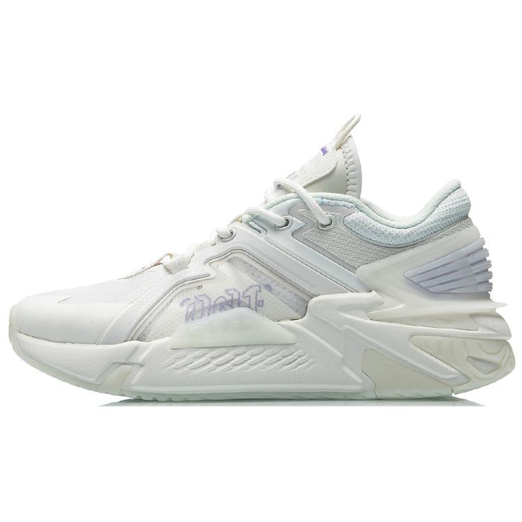 New LiNing 001 Ti Low Top Running Shoes Women's Ecru AGLR008-2