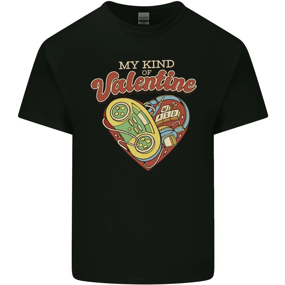 Valentine Gaming Video Games Gamer Funny Unisexs Light Cotton TShirt S