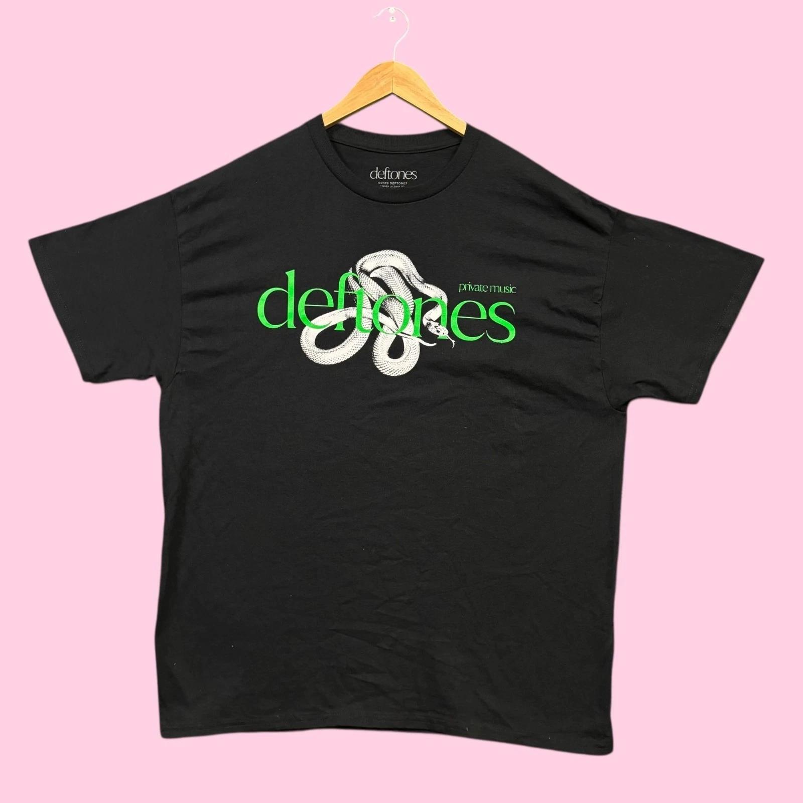 Deftones Private Music Album Nu Metal Band Tee XL 2XL