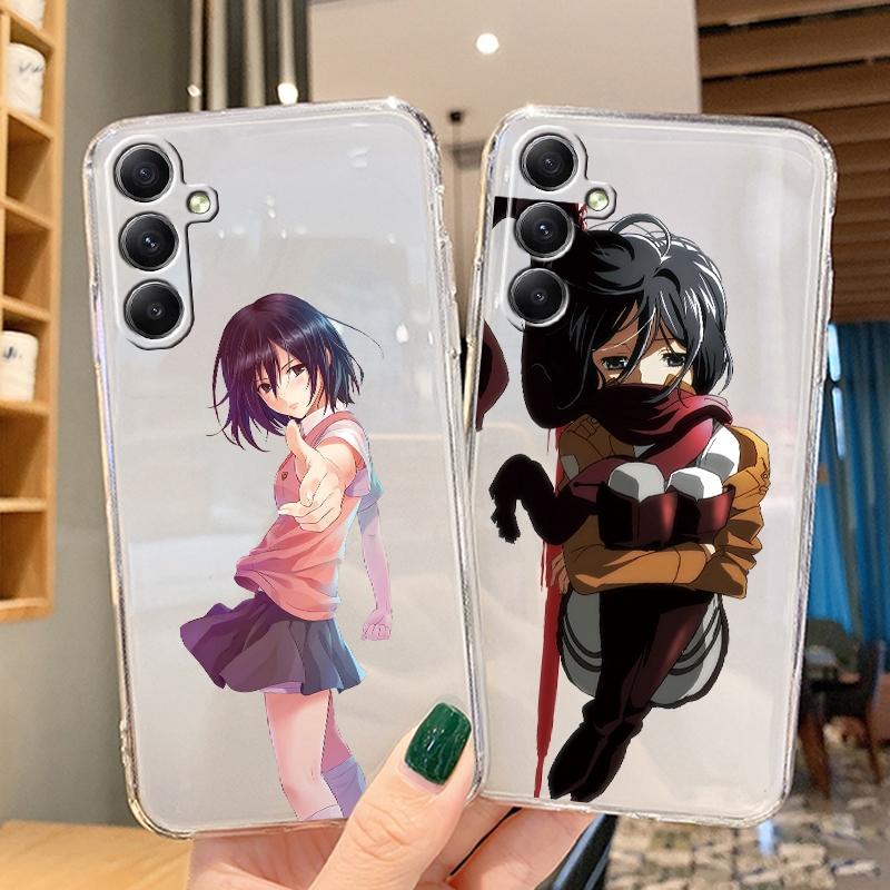 Husă din silicon moale, transparentă, cu modele de desene animate, pentru Samsung A55 M35 S24 Xiaomi Redmi Note 13 Poco C65 iPhone Husă de protecție rezistentă la șocuri