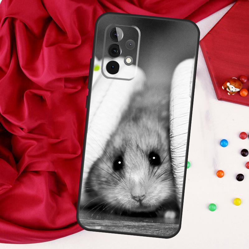 Cute Lovely Pet Hamster Funda For Samsung Galaxy A54 A34 A14 A13 A23 A33 A53 A73 A12 A22 A32 A52 A51 A71 Case