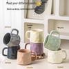 Ceramic Underglaze Breakfast Mug for Home or Office