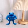 Yousheng 3D-printad Muskelgroda Staty PLA Stående Groda Figur Hemmakontor Skrivbordsdekoration Prydnad Fitnessentusiaster Gåva