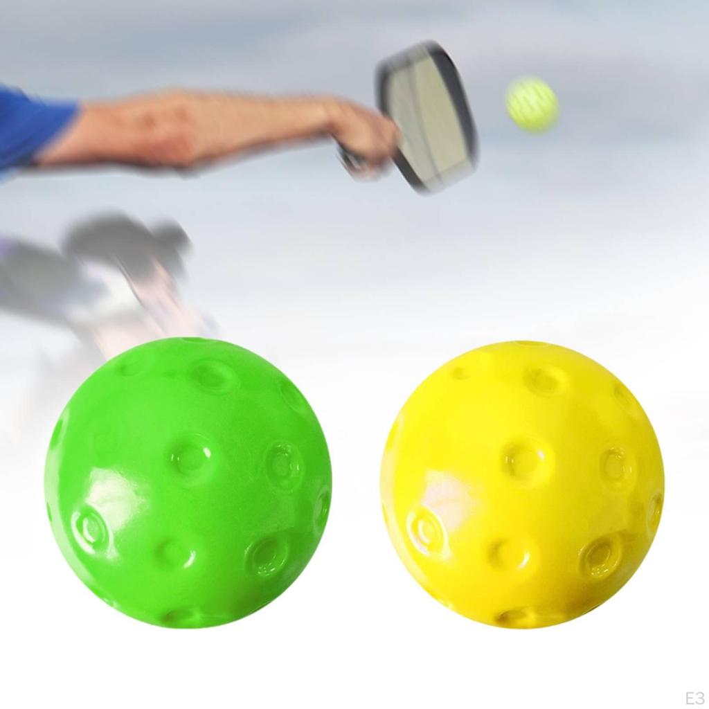 4 Pickleball Balls (74 Mm) – Professional Sports for Training, Park, Garage And Tournaments