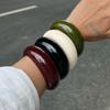 Bracciale Geometrico Esagerato alla Moda per Donna Boho Elegante Minimalista Design Unico Bracciale Aperto Stile Ins Gioielli per Uso Quotidiano
