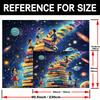 2D flat banner, 1 piece, 2D Party Background Banner - Knowledge Staircase Education Decoration