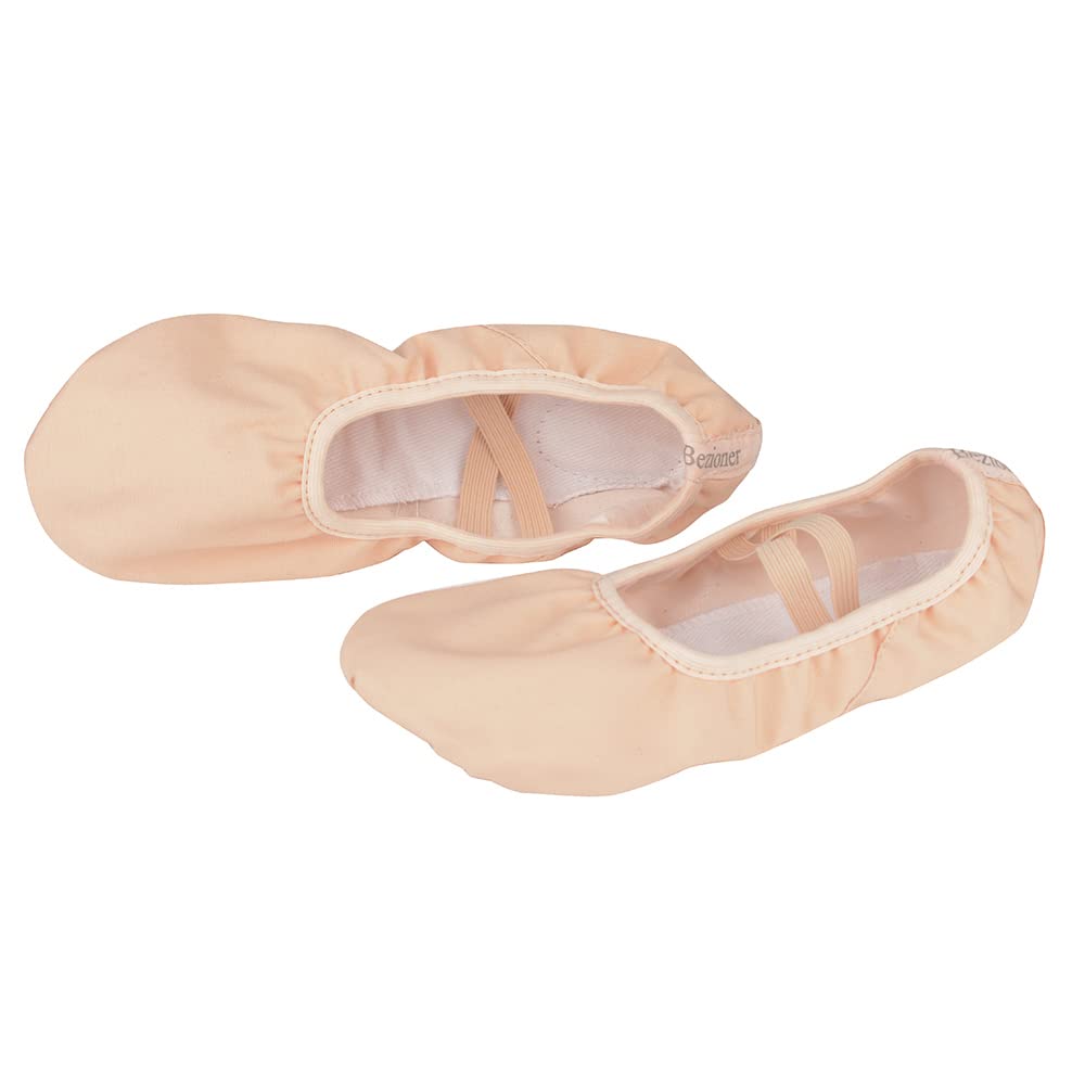 

[Bezioner] Children & Adults Ballet Shoes Cloth Ballet Shoes Split Sole Canvas Dance Shoes Sole Leather Ballet Supplies for Practice Stage