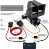 Nsodigry Snail Air Horn with Relay Wire Harness 24V 150Db Super Loud Two-Tone Car Horn for Truck By Parts
