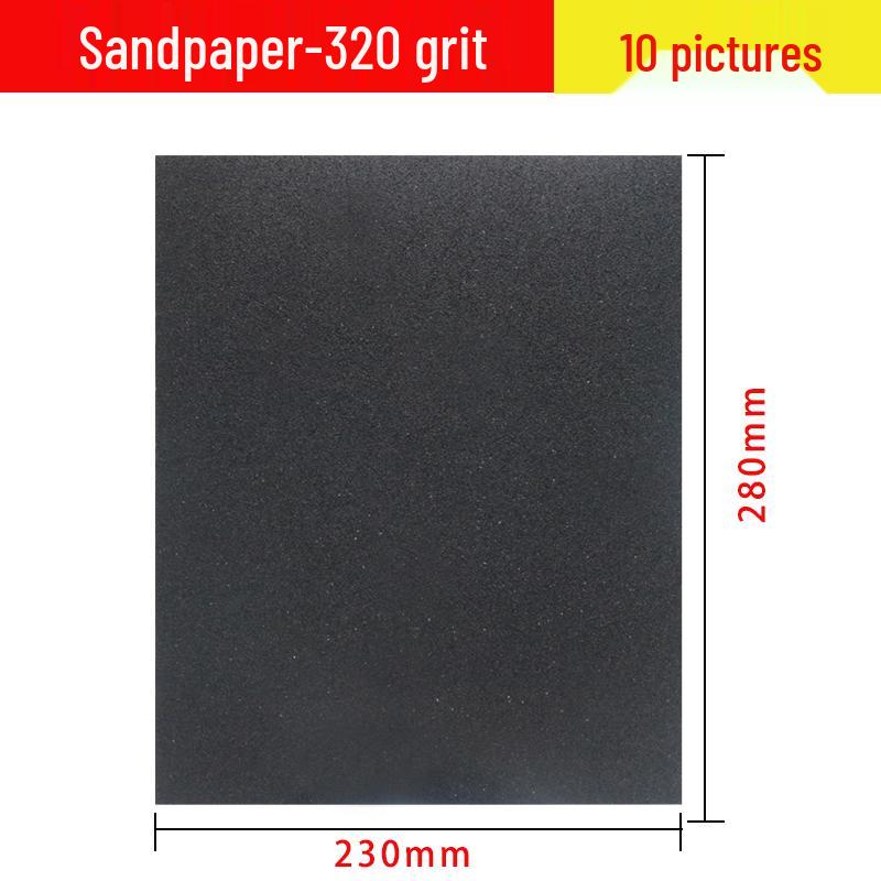 נייר שיוף רטוב עדין במיוחד להברקה וליטוש ירקן, עץ, קירות ורכב, דרגות 240-2000