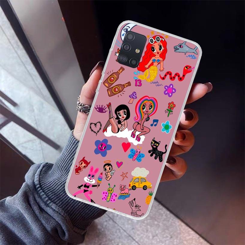 Karolg M-Manana Sera B-Bonito Phone Case For Samsung Galaxy A12 A52S A42 A32 A22 A51 A50 Note 20 Ultra 10 S10 Plus A71 A70 A31 A