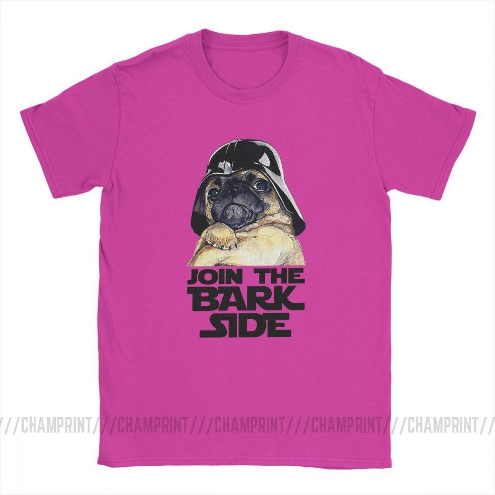 Join The Bark Side Pug Lover Funny T Shirt For Men Dog Puppy Short Sleeve Clothes